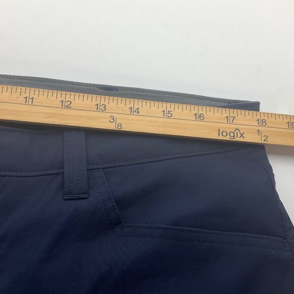 Eddie Bauer Mens 36 Winter Tech Pants Navy Blue Fleece-Lined Nylon Stretch - Picture 6 of 16